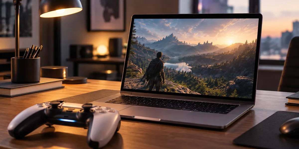 Videojuego ejecutándose en un Mac
