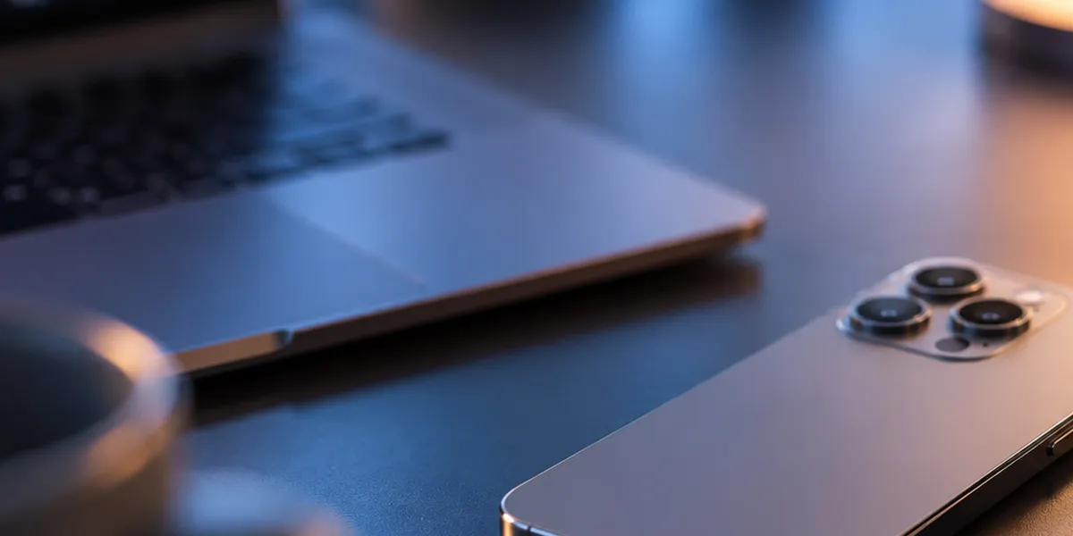 iPhone 15 Pro junto a un Mac