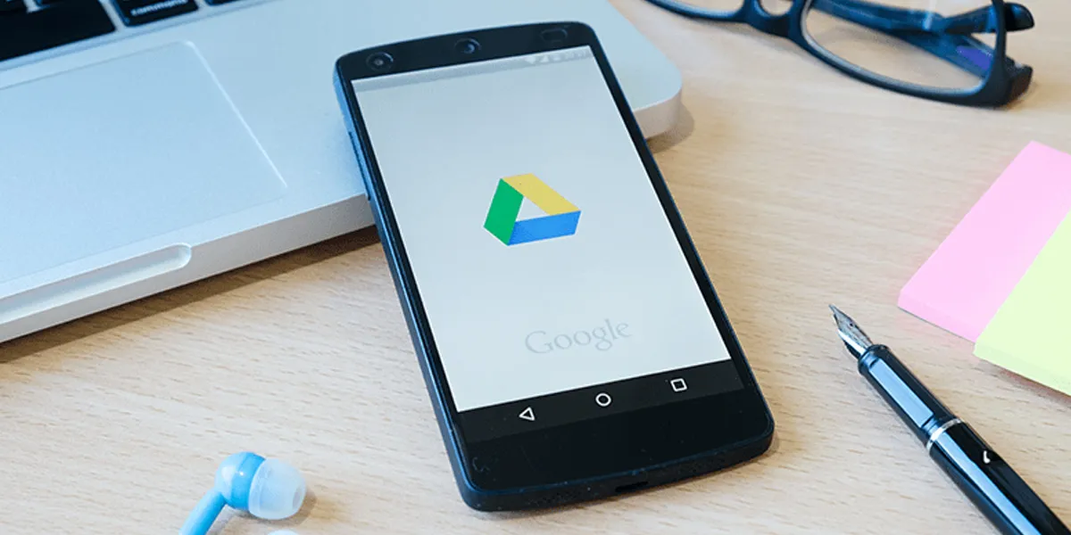 Google Drive en un smartphone