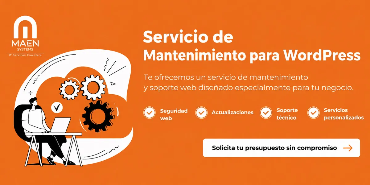Servicio de mantenimiento WordPress