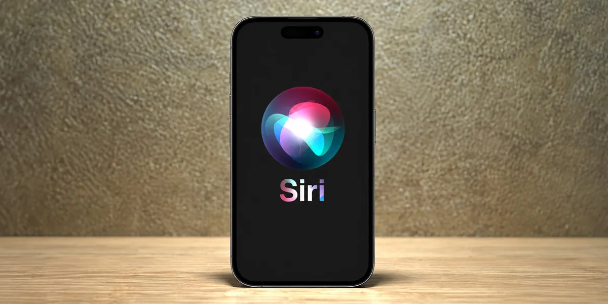 Siri en un iPhone