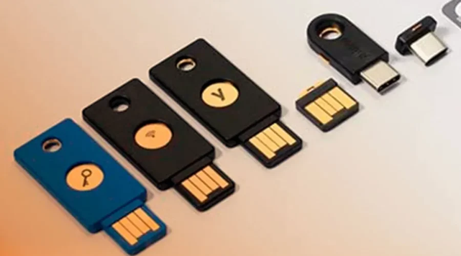 Llaves de seguridad USB para autenticación