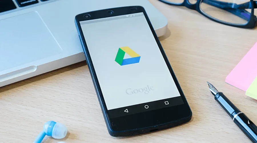 Google Drive en un smartphone