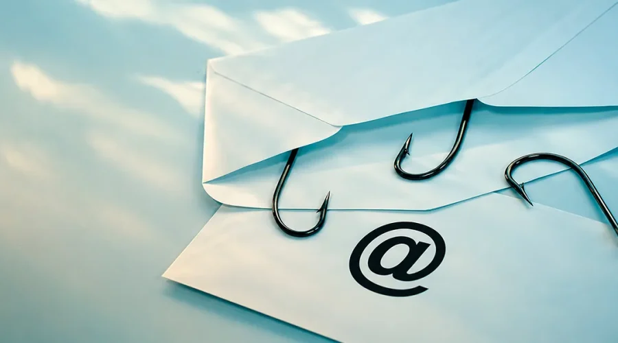 Anzuelos sobre un correo electrónico