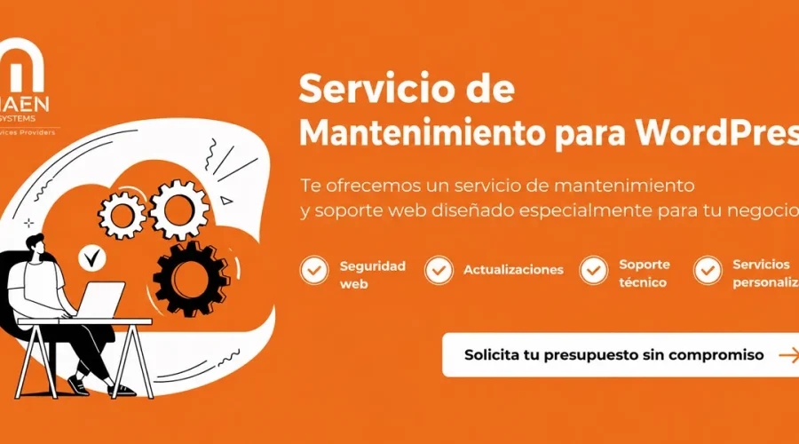 Servicio de mantenimiento WordPress