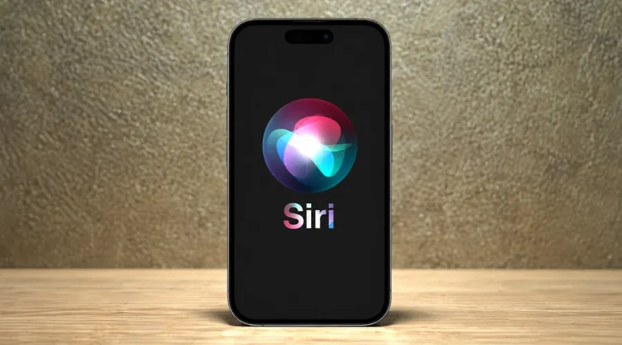 Siri en un iPhone